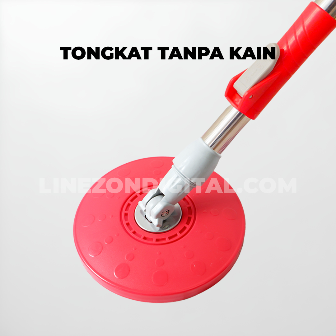 Tongkat Spin Mop Tanpa Kain